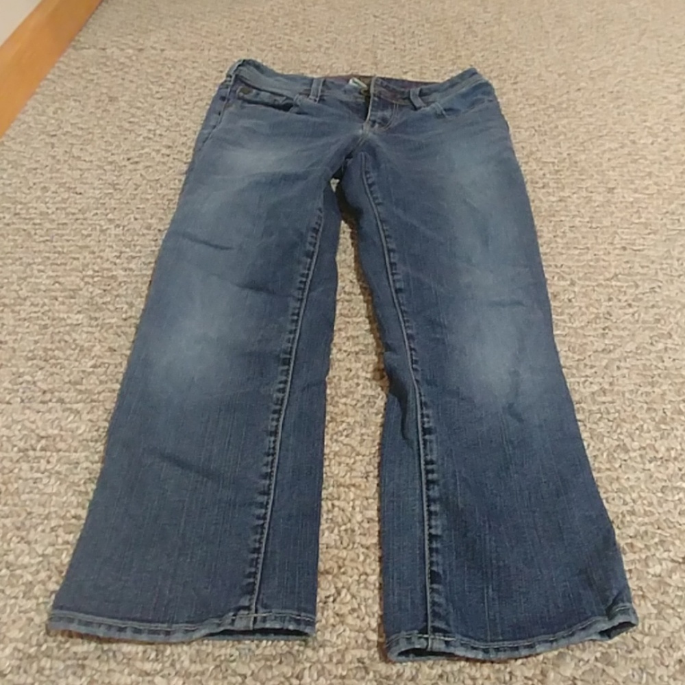 Size 27 Silver Aiko Capri